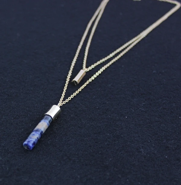 2015-New-Natural-Pink-Blue-Veins-Stone-Crystal-Column-Necklace-For-Women-Handmade-Copper-Wire-twine (3)