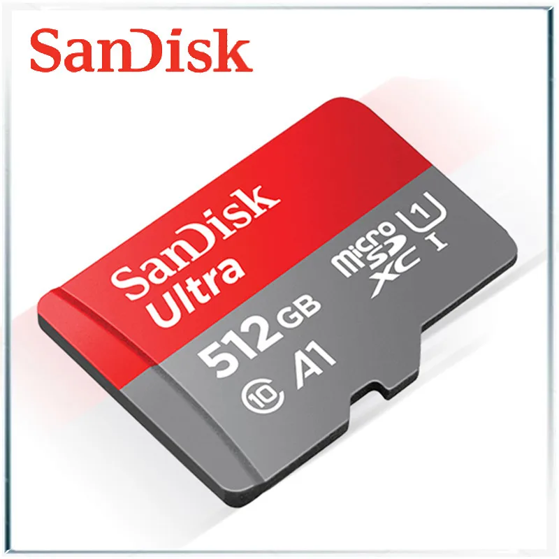 Sandisk Ultra Micro SD Card 128GB UHS-I Micro SD 256GB TF Memory Card 64GB Gopro Phone Cards Placa For video HD - Емкость: 512gb