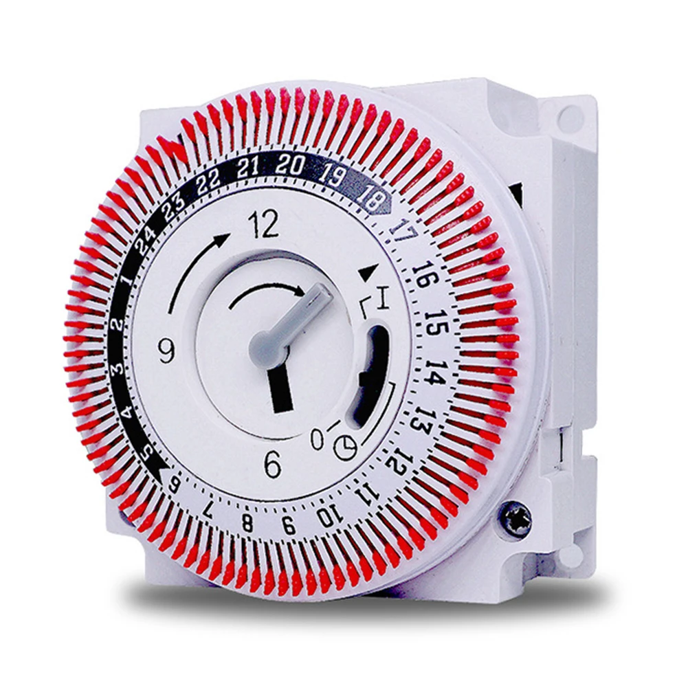 

24 Hours Timing Switch Multi-functional Mechanical Timer Industrial Timing Device Switch Protect Panel Timer Supplies