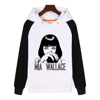 

Mia Wallace Hoodies fashion men women Sweatshirts winter Streetwear Hip hop Hoody Clothes Thick Tracksuit Sportswear GA576