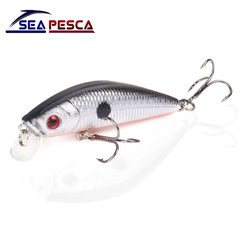 Блесна seapesca рыболовная приманка 70 мм 8 г 3D воблер с глазами воблеры Искусственные