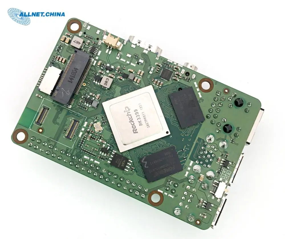 RK3399 SBC макетная плата ROCK PI 4B V1.4(Dualband 2,4/5GHz WLAN/Bluetooth 5,0) 1GB W/128G радиатор SSD набор поддержка SSD boot