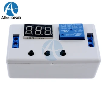 

DC 24V Time Delay Relay Module LED Digital Automation Control Timer Switch Timing Relay Module PLC Trigger Switch With Case Box