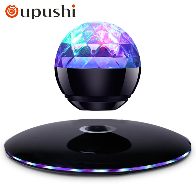 Oupushi cx-009 синий/зуб Динамик светодиодный Магнитная подвеска Динамик Беспроводной Динамик музыке стерео HD MIC Hands-Free Sound Box