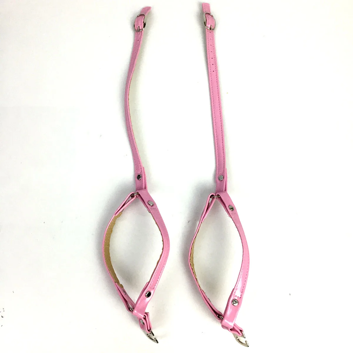 Pink Одна пара, треугольная планка для женщин, высокий каблук, противоскользящая, съемная обувь, ремешок на щиколотке, аксессуары, обувь, украшение, регулируемые ремешки - Цвет: Pink