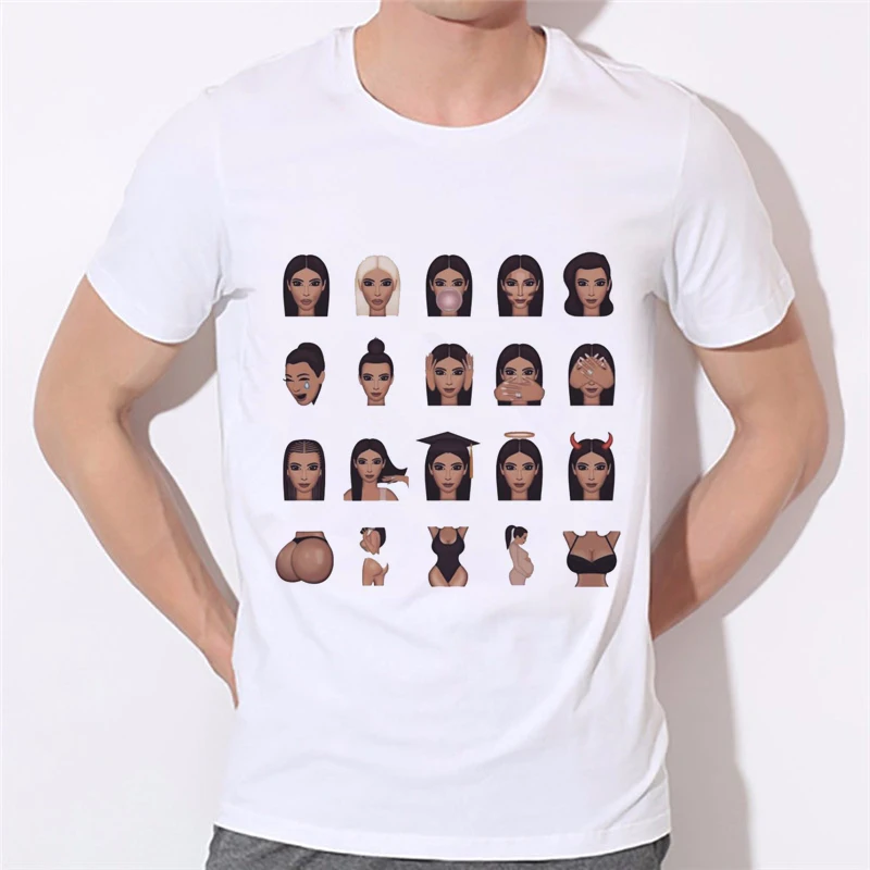 

3D T-Shirt Sexy tv star Kim Kardashian t shirt Summer Style Women Men Crying Kim ugly cryer Kim K vibrant tee boy shirts 38N-2#
