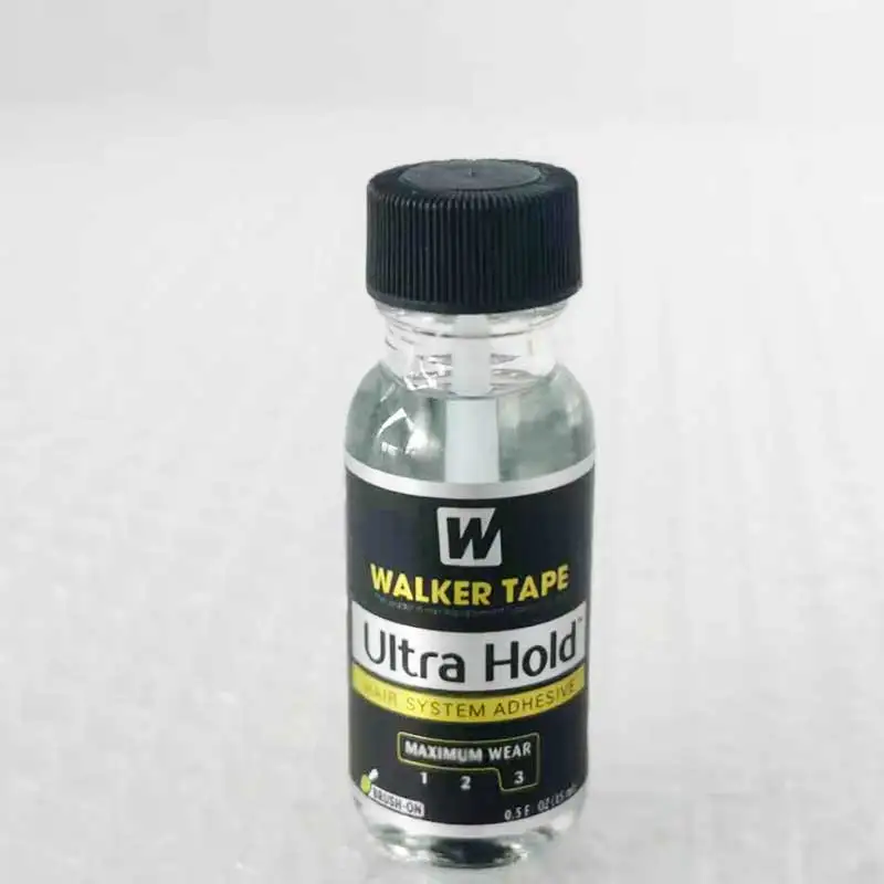 Waterproof professional hair glue ULTRA HOLD LACE WIG ADHESIVE GLUE BY WALKER TAPE 0.5 OZ WITH Lace wig glue. toupee glue - Цвет: 0.5oz glue