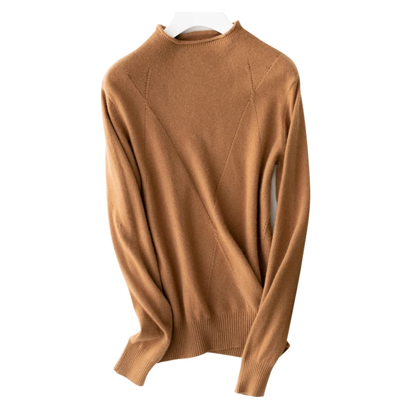adohon 2018 womens winter Cashmere sweaters and auntmun women knitted Pullovers Turtleneck High Quality Warm Female Solid