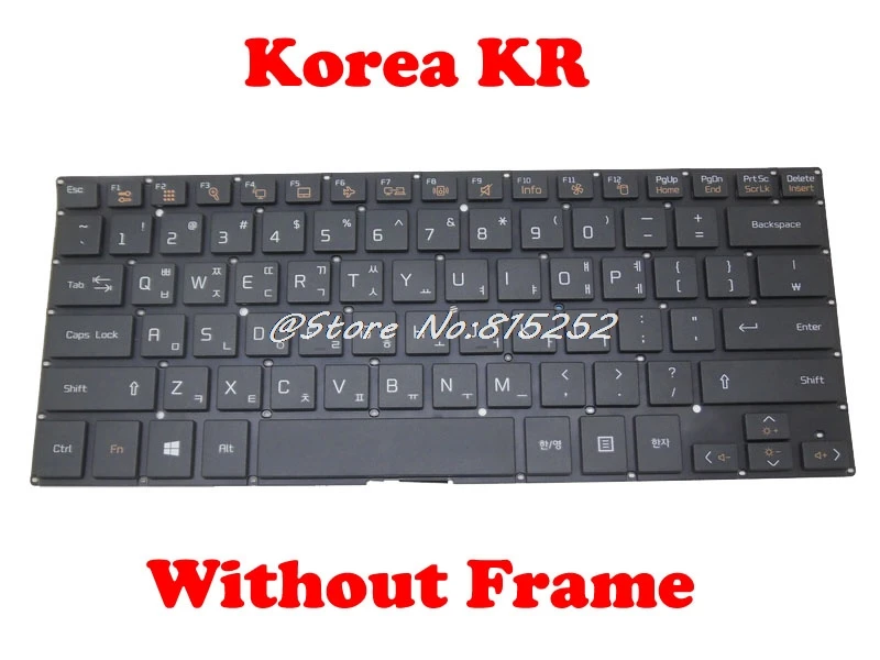 Черно белая клавиатура для LG 14U360 E L 14UD360 LG14U36 BR Бразилия Испания SP Корея KR