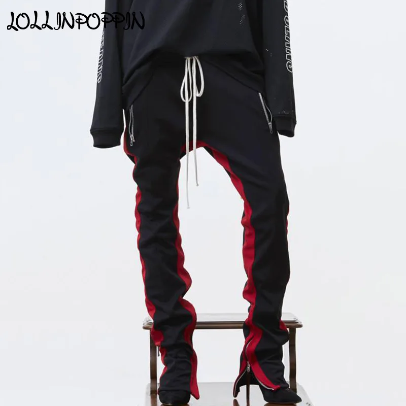Street Zipper Pockets Jogger Pants 