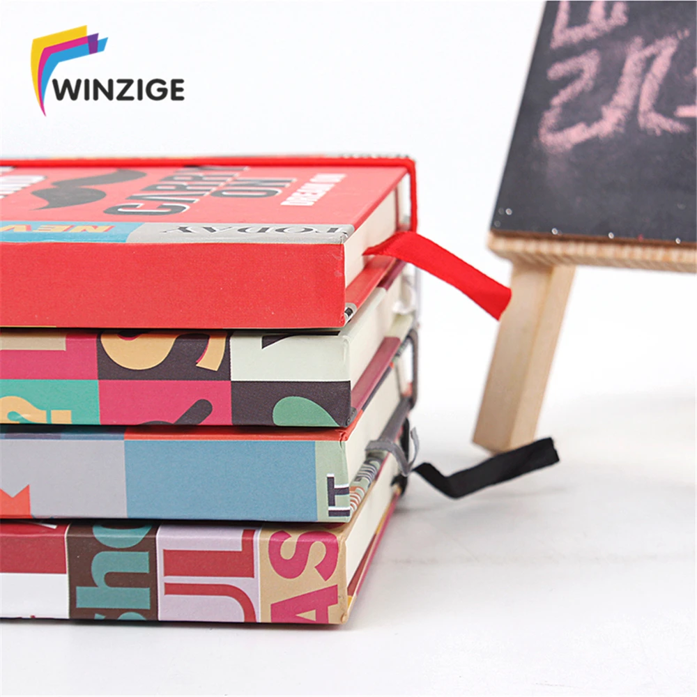 

Portable Mini A7 Planner Pocket Notebook Notepad Korea Creative Hard Cover School Student Diary Agenda Tied Rope Plan Book