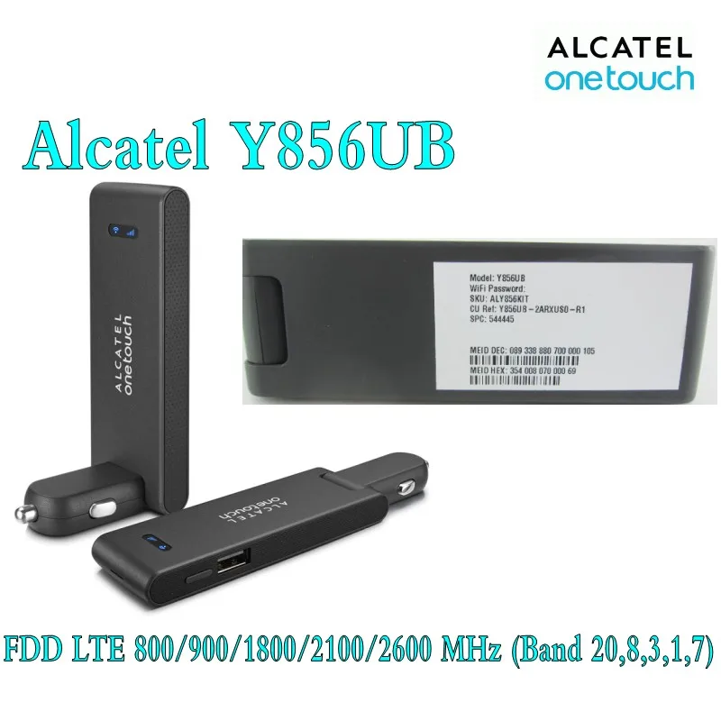Разблокированный alcatel one touch Y856 y856V 4g Автомобильный Wi Fi роутер cpe dongle mifi Pocket wifi pke8278