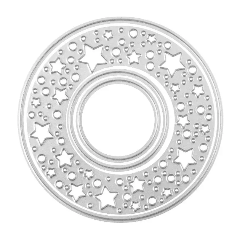 

4pcs Circle Cutting Dies Stencils Scrapbook Embossing DIY Craft Album Card