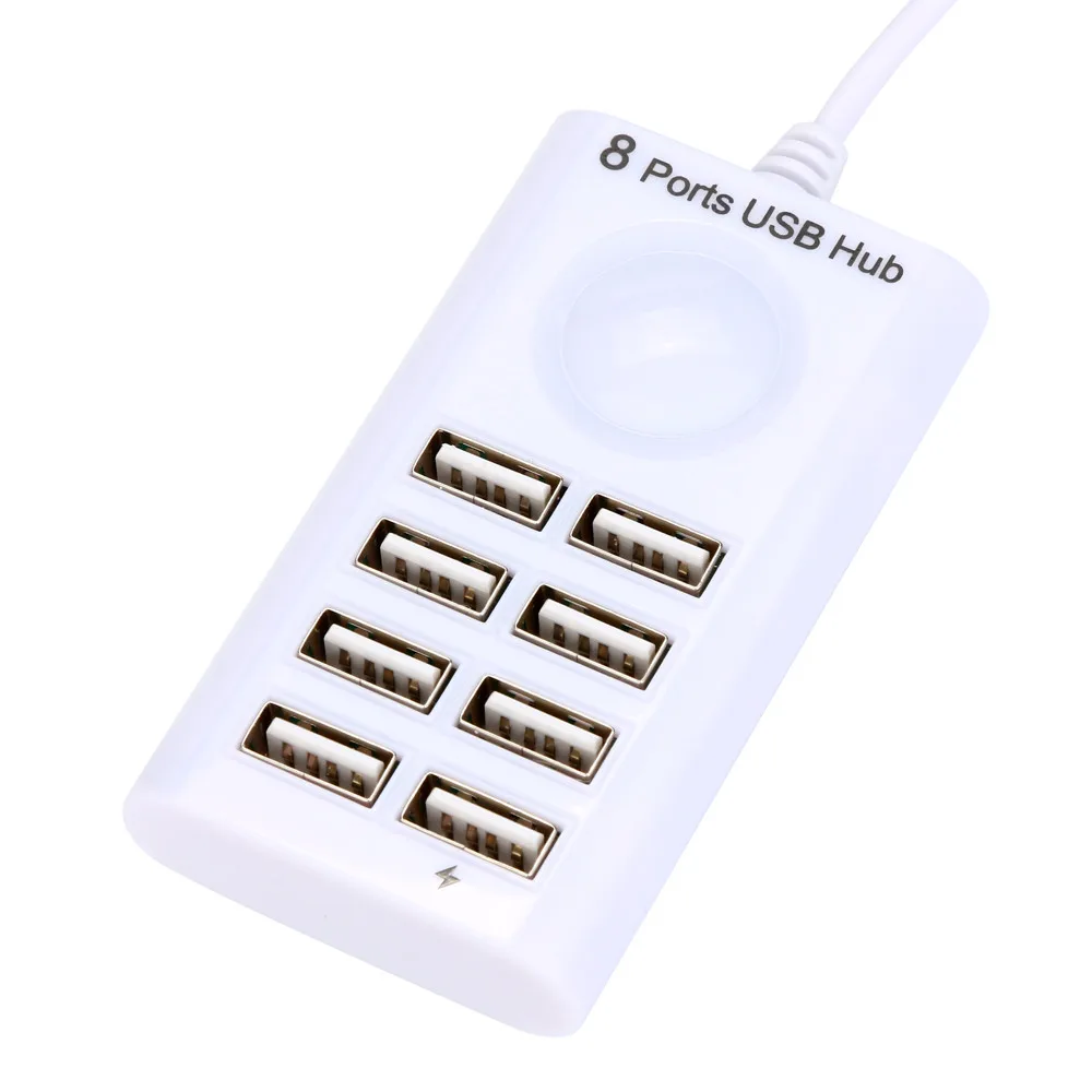 CARPRIE USB концентратор высокого качества 8 в 1 2 0 Высокоскоростной 60 МБ/с./с сплиттер