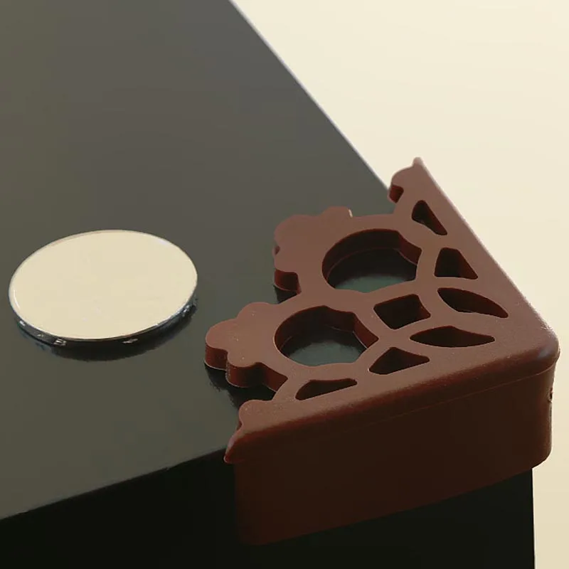 

4pcs/lot Child Safety Protection Corner Hollow Carved Table Desk Guard Anti-Collision Mat Baby Safe Crash Cover Edge Guards Pads