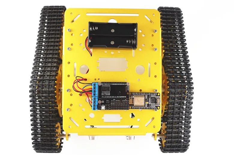 DIY T300 nodemcu Алюминий сплав металла стены-E танк трек Caterpillar шасси умный робот комплект