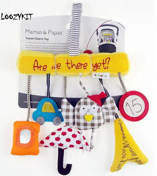 

Loozykit Baby Early Educational Toys Owl Animal Baby Music Car Hanging Bed The Safety Seat Pendant Nreborn Baby Plush Toy