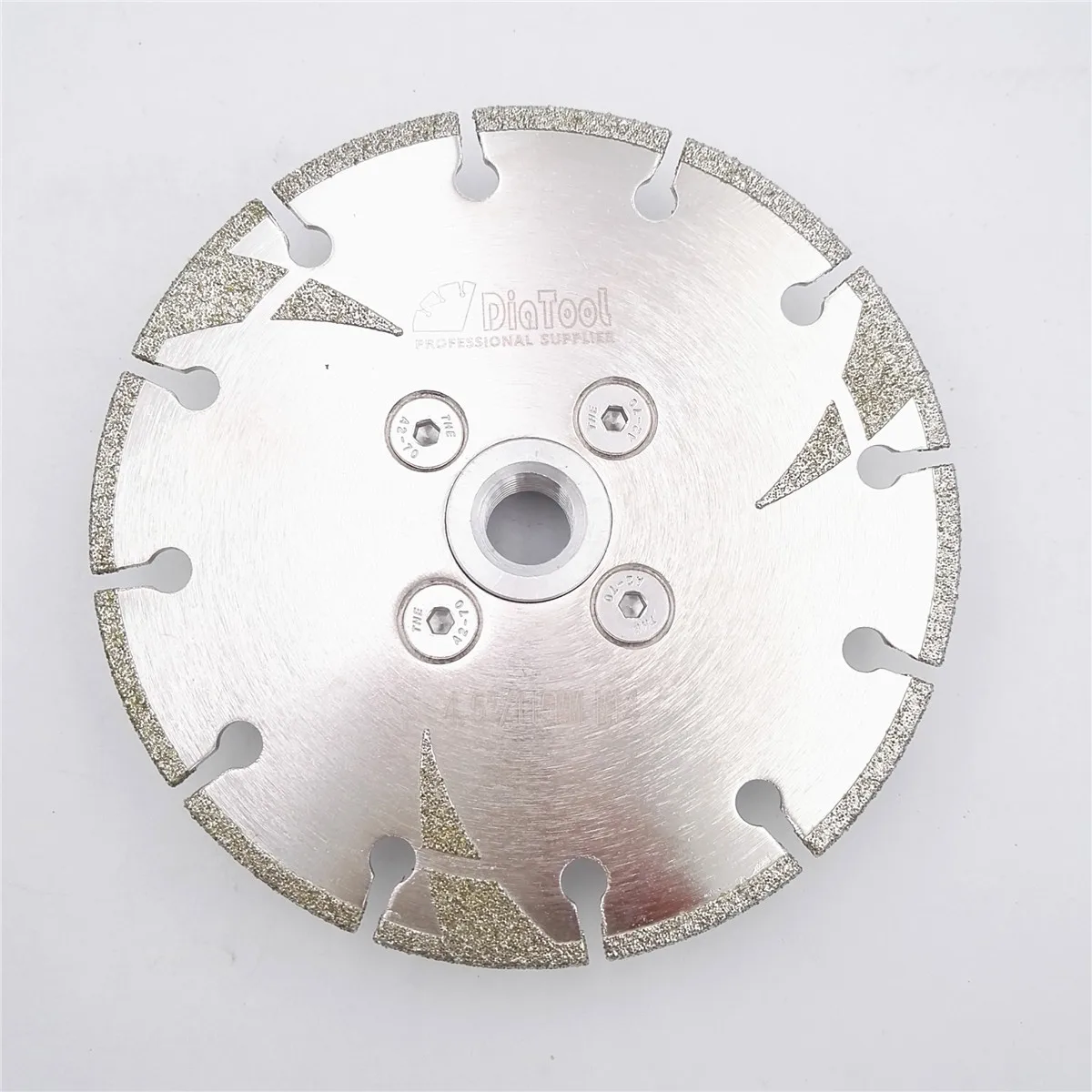 DIATOOL 1 шт. алмазный отрезной диск с электролитическим покрытием и шлифовальный диск M14 фланец с защитой покрытый алмазами лезвие гранит мрамор
