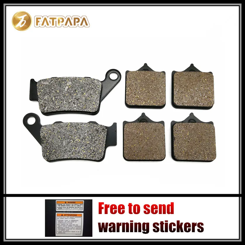 New Arrivals Motorcycle Accessories F + R Brake Pads Set Fit For KTM