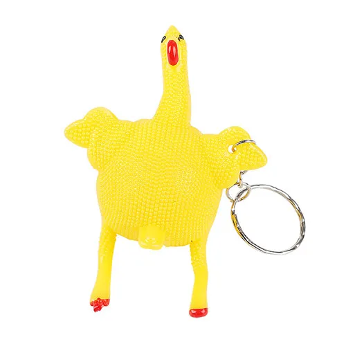 Creative funny vent toy squeeze hen lay egg chicken spoof decompression trick funny toy 10