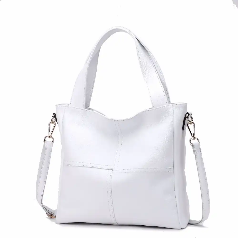 100 Genuine Leather Women S Shoulder Bags Ladies Shopping Handbag