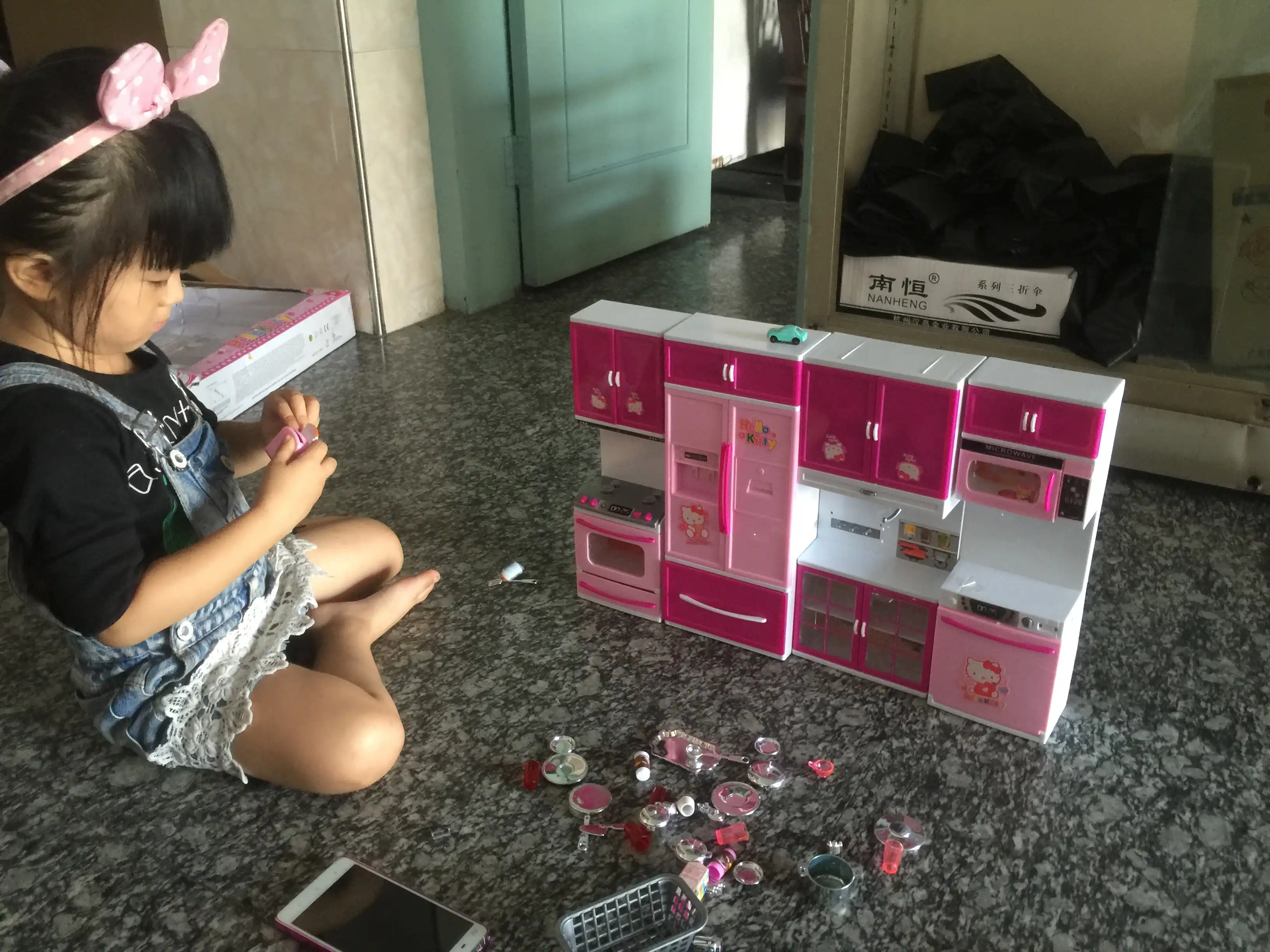 Hello Kitty Kitchen Toys Pretend Play Toy Tableware Set Refrigerator Microwave Oven Simulation House Luxury Girl Christmas Gift Kitchen Toys Aliexpress