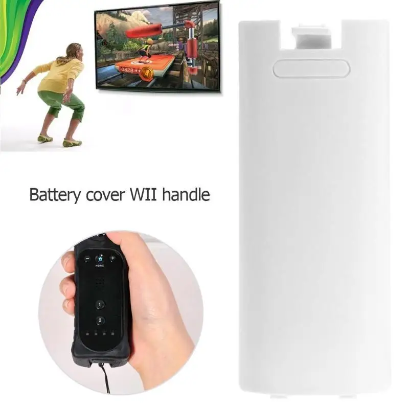 For Nintendo Wii White/Black/Blue/Red/Pink Battery Cover Case Back for Nintendo Wii Remote Controller Hot 