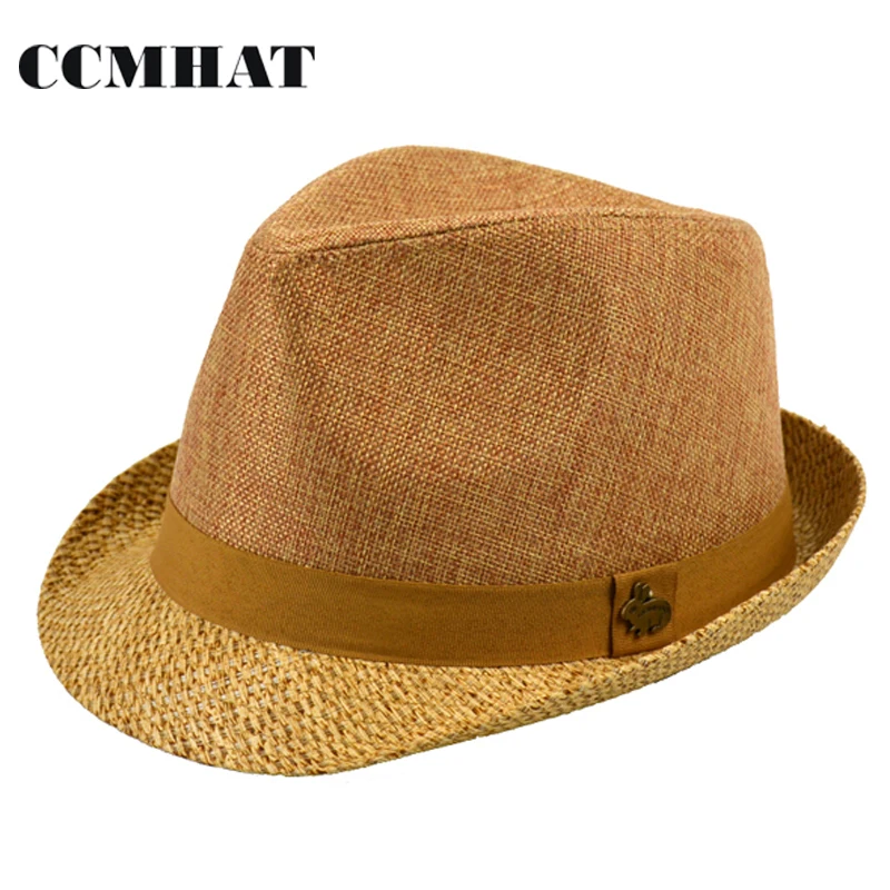 Adult Chapeu Fedora 2017 New Summer Style Fedora Hats For Men Polyester