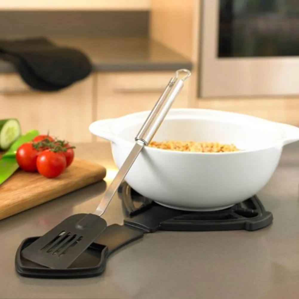 New Red Silicone Heat Resistant Mats Kitchen Trivet Mat Coaster for