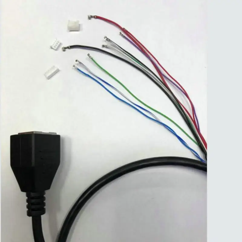 (2 PCS) CCTV POE IP network Camera PCB Module video power cable, 60cm long, RJ45 female connectors with Terminlas Free Shipping (2 PCS) CCTV POE IP network Camera PCB Module video power cable, 60cm long, RJ45 female connectors with Terminlas Free Shipping