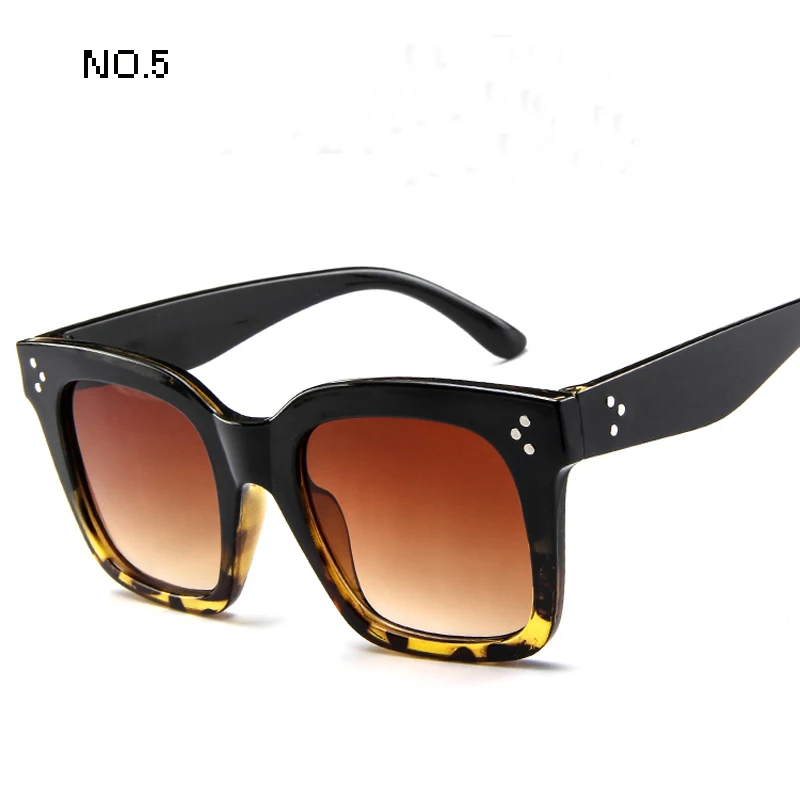 Женские квадратные градиентные солнцезащитные очки с большой оправой Открытый ветрозащитный Противопыльный путешествия солнцезащитные очки с УФ-защитой лица