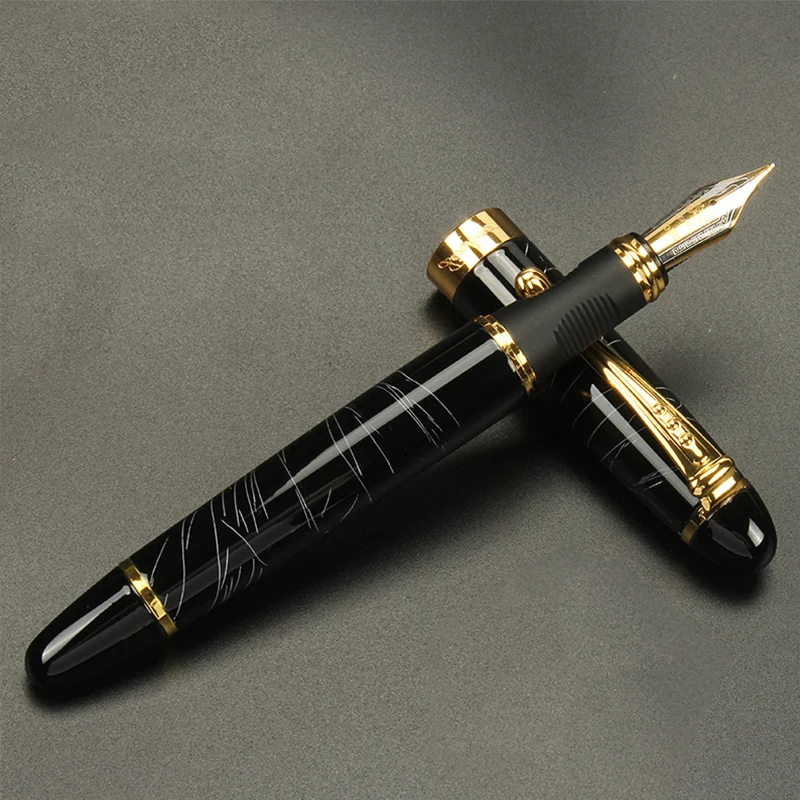 JINHAO Роскошная перьевая ручка Золотое перо 0 7 мм чернильная каллиграфическая