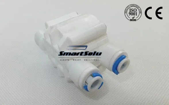 

Free Shipping High quality 4 Way 1/4 Port Auto Shut Off Valve For RO Reverse Osmosis Water Filter System