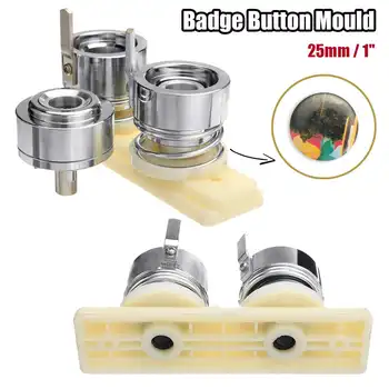 

DIY Badge Pin Making Mould PRO Button Maker Punch Press Machine Tool 1'' 25mm