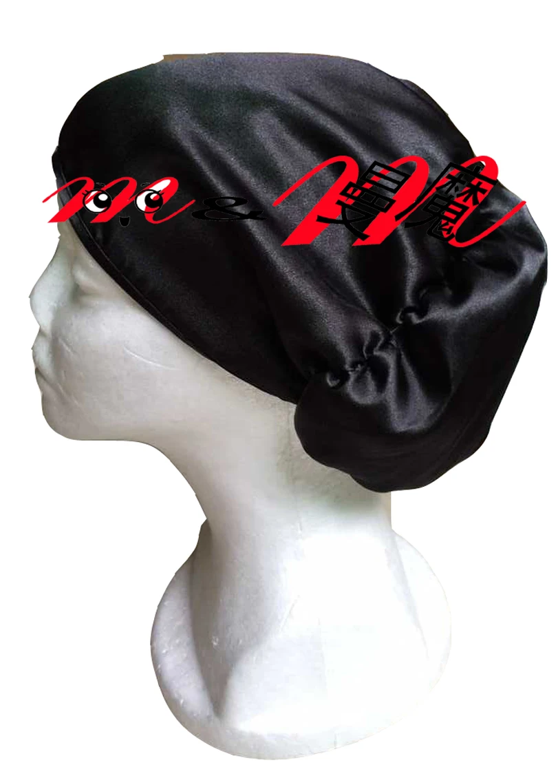 

Fashion Solid color Satin Cap Satin Bun cap Sleep Cap Skullies and Beanies
