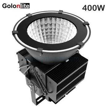 

Golonlite 400W LED floodlight Good quality 100-277V CE IP66 5 year warranty Meanwell driver replace 1000W 2000W halogen MHL lamp
