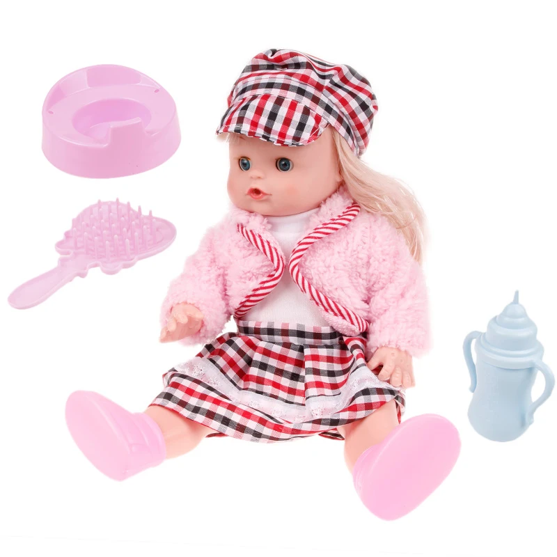 Интерактивная кукла Babyalive силиконовая для кормления питье говорящий писк