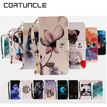 COATUNCLE чехол для телефона, чехол для LG K10 Lte K420N K410 M2, чехол для LG K 10, чехол с собакой, совой, цветочным бумажником, откидной чехол, кожаный чехол