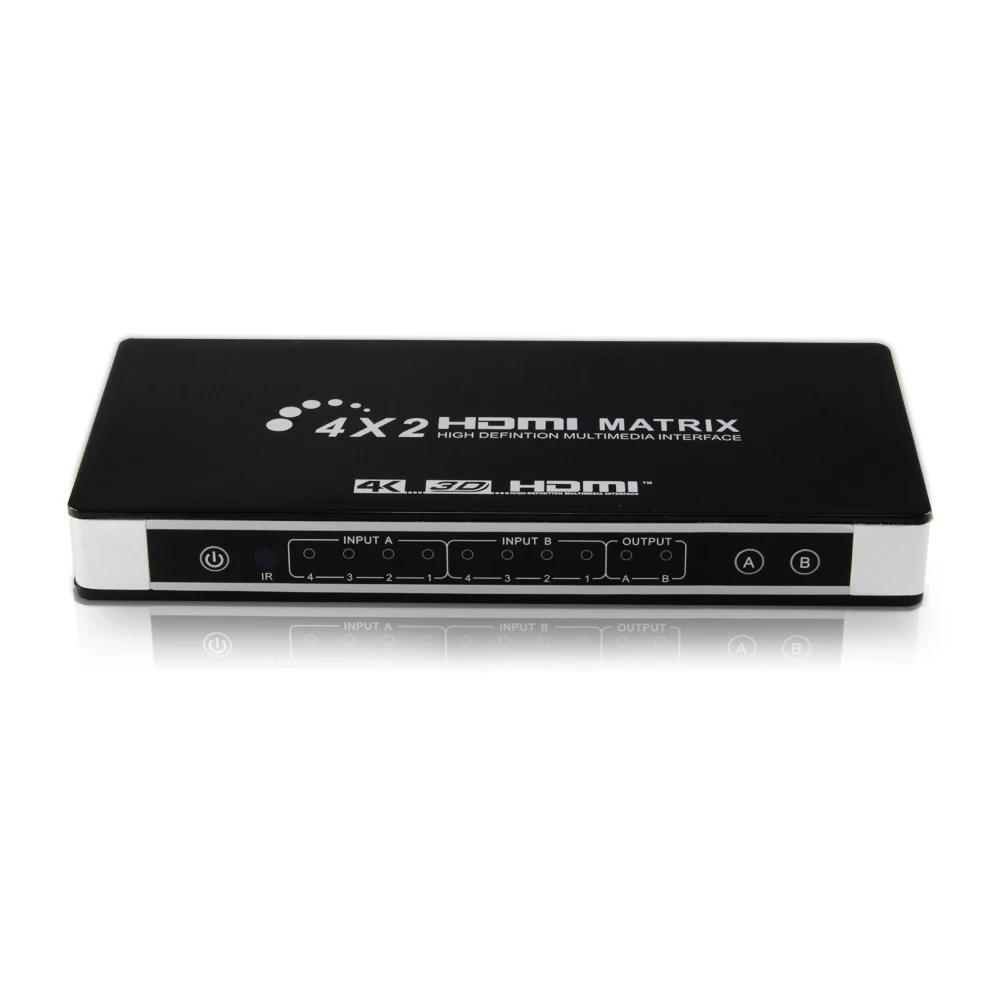 Matriz de Comutadores Compatível com Hdmi hd com Controle ir e Edi Full Remoto Suporta Áudio 1080p V1.4 - 3d 4k x 2k - Image 2