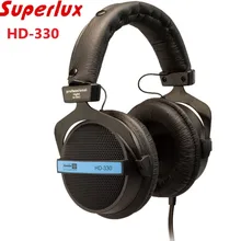 Superlux HD-330 audiophile Hi-Fi стерео наушники полуоткрытые Динамические чистый звук мягкий наушник односторонняя игровая гарнитура