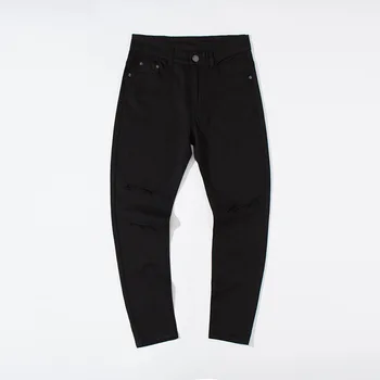 

Men's jeans 2020 Spring and Summer New Men's Black jeans Korean version of the trend of Self-cultivation Stretch Casual trousers