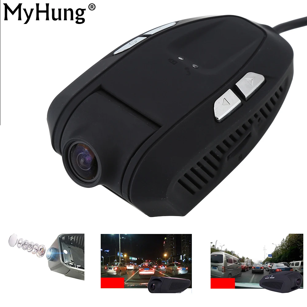 Auto DVR Fotoaparát Dash Cam Digitální Video rekordér Videokamera Noční verze WiFi Auto DVR GPS Radar Video 960P Auto příslušenství