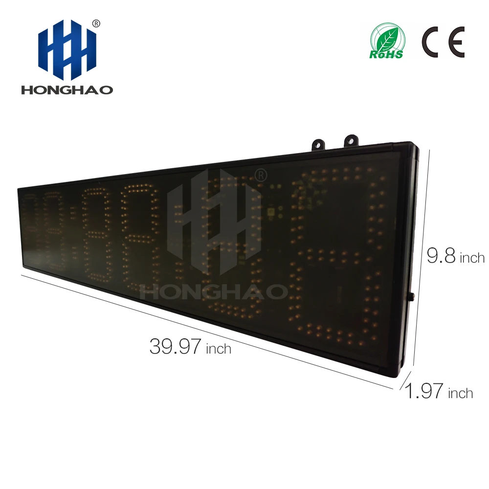 Honghao 8 дюймов 6 цифр большой светодиодный открытый секундомер Электронный