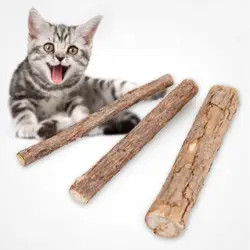 3/4/6/7 шт. Cat чистки зубов чистый натуральный котенок игрушки Pet Cat молярная зубная паста stick плоды актинидии закуски палочки для CAT 2018
