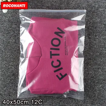

100x Custom Order Clear Plastic Zipper Bag Ziplock Bags Zip-Lock Reusable Zip Lock Bag