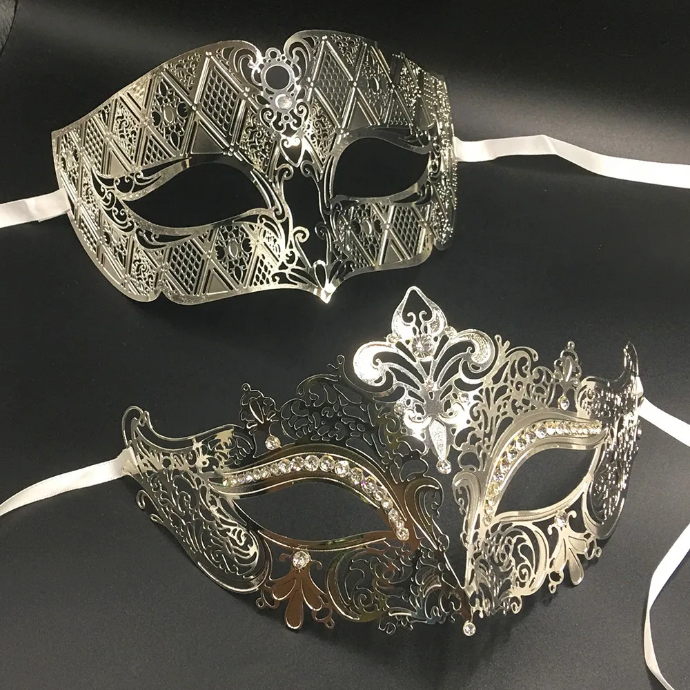 Роскошная фотомаска для пар на тему Рождества торжества свадьбы|party mask set|masquerade