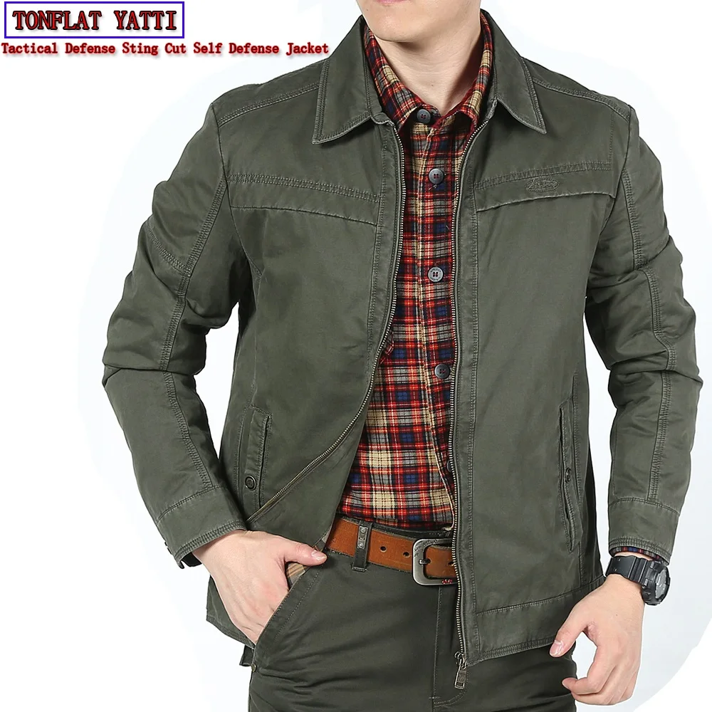 New 2019 Self Defense Security Anti-cut Anti-Sta Hack Jacket Military Stealth Defensa Police Personal Tactics Clothing 3 Colors 