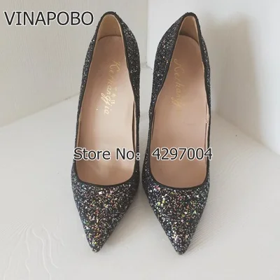 2Black-high-heeled-patent-exclusive-brand-sequins-shallow-buckle-ladies-high-heels-8-cm-10-cm (4)