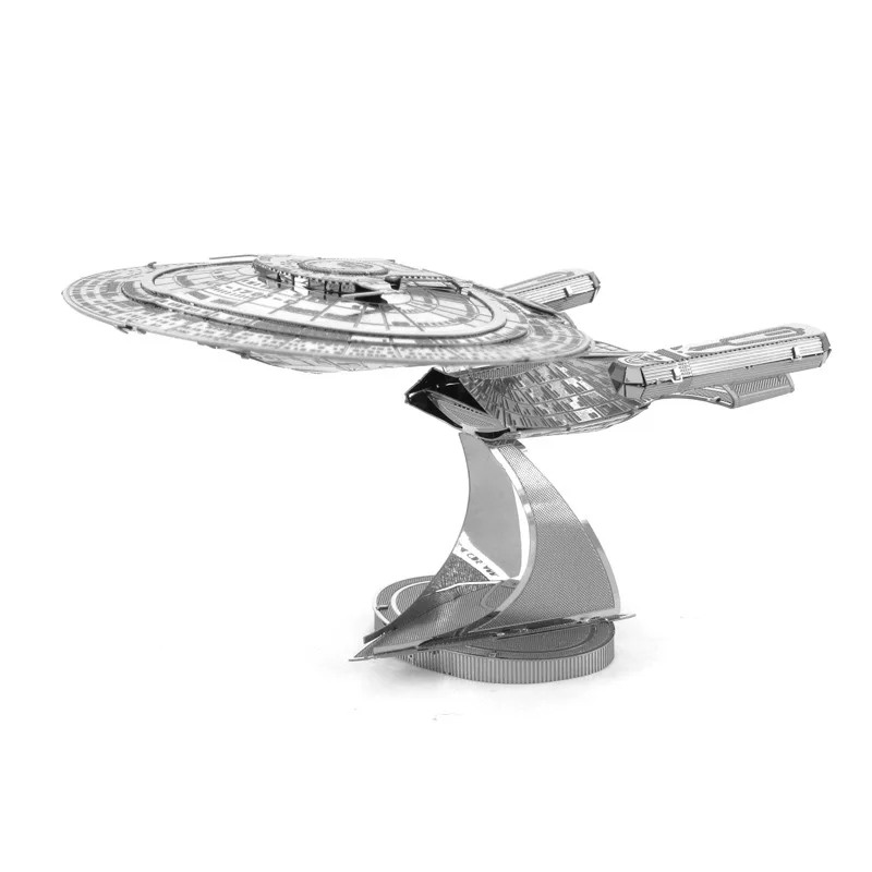 Star Trek Uss Enterprise Ncc 1701d Fun 3d Metal Diy Steel Scale Miniature Model Adults Hobby