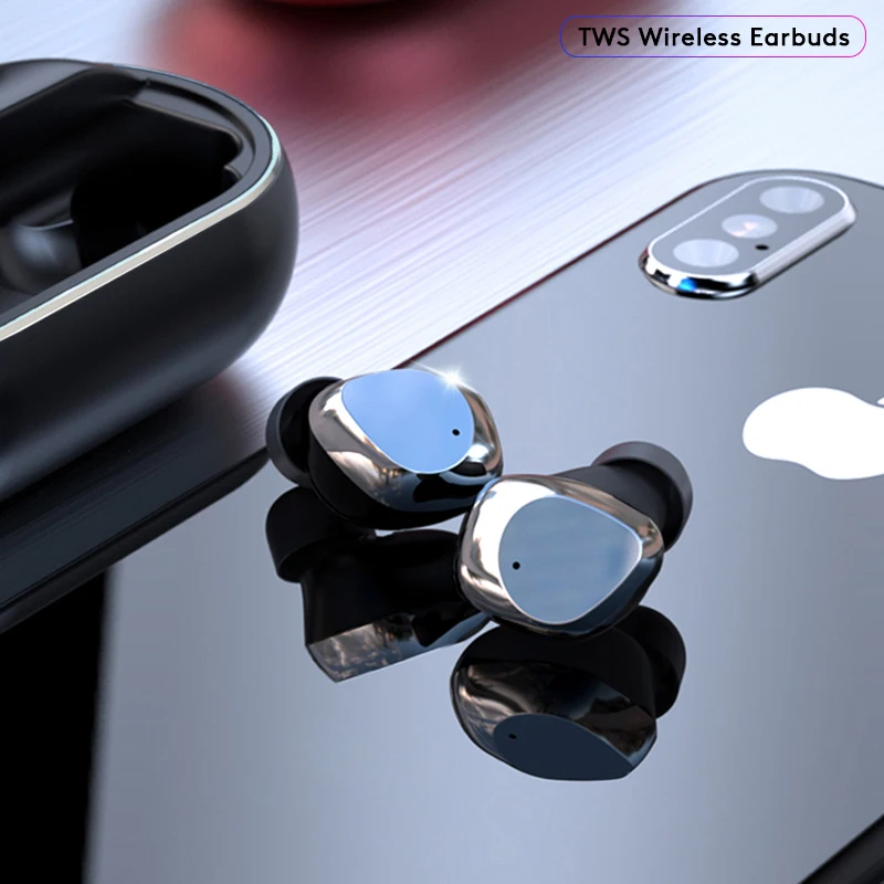 Arlado X26 Wireless Binaural 5.0 Bluetooth Headset In-Ear Noise Reduction Touch Control Earbuds Smart Waterproof Hifi Earphone